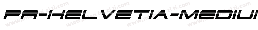PA-Helvetia-Medium Medium字体转换